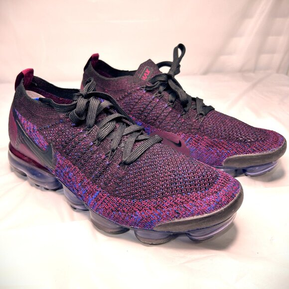 Nike Air Vapormax Flyknit 2 Team Red/Racer Blue 942842-006 Size 9.5M 2018 - Picture 7 of 9